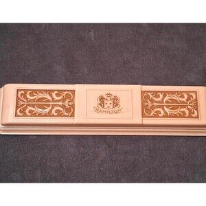 Vintage Celluloid Hamilton Watch Box Jewelry Gift Box